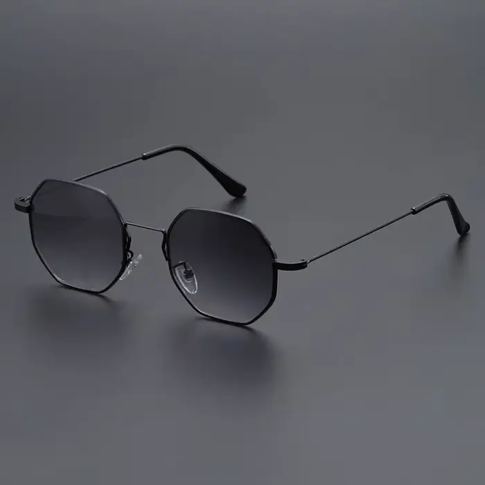 Lunettes de mode classiques à monture géométrique pour hommes