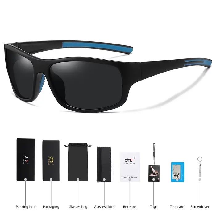 DML – lunettes de soleil polarisées en matériau Ultra léger pour hommes et femmes