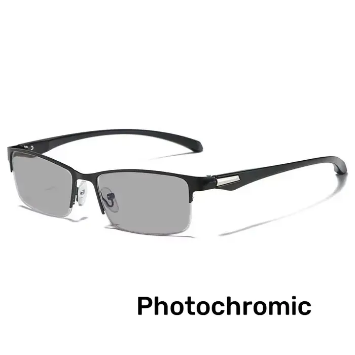Lunettes de lecture photochromiques à couleur changeante pour hommes, lunettes de vue lointaine, hau
