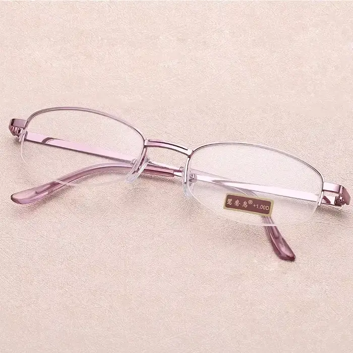 Lunettes de lecture Anti-fatigue pour femmes, lentille HD, monture métallique, presbytes, haute qual