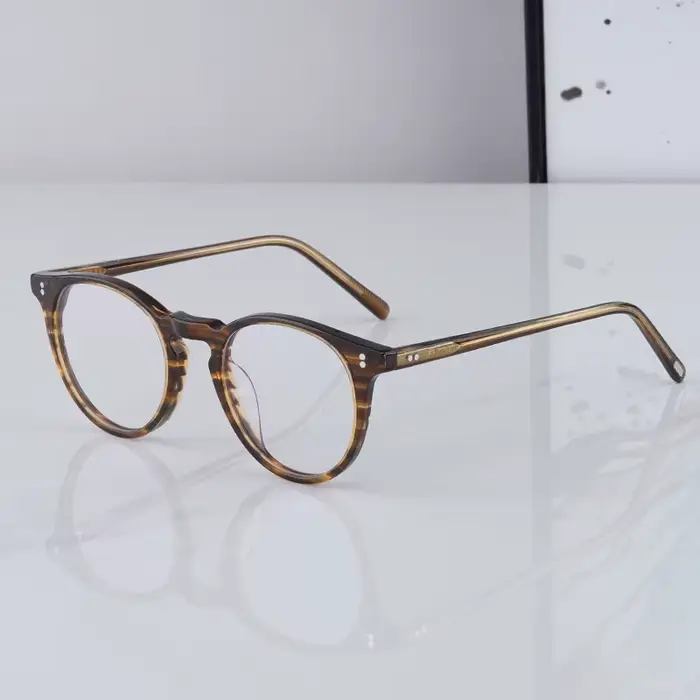 Petit visage lunettes montures Vintage lunettes rondes hommes femmes marque concepteur OV5183 O'mall