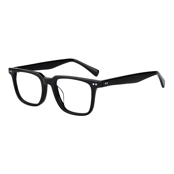 Lunettes carrées Vintage faites à la main pour hommes et femmes, monture rétro en acétate, à la mode