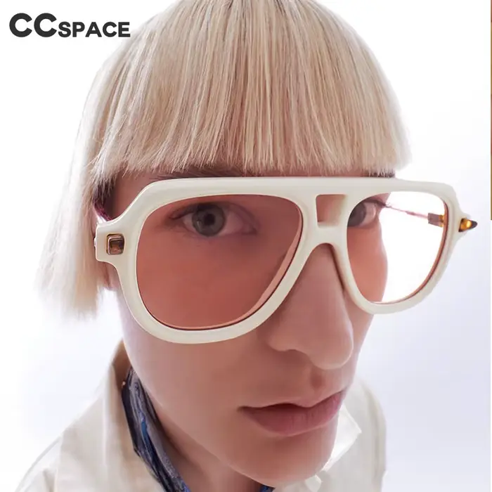 Lunettes de soleil rétro à double poutre pour hommes et femmes