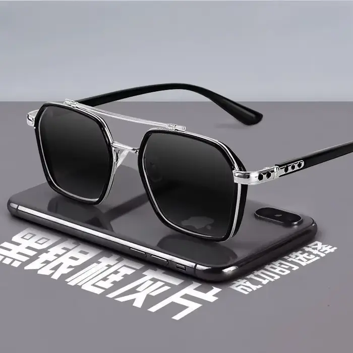 Lunettes de soleil photochromiques intelligentes pour hommes lunettes de soleil professionnelles jou