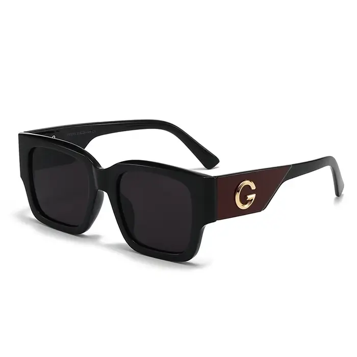 Lunettes de soleil de marque de luxe G Fashion pour femmes et hommes, lunettes carrées élégantes de