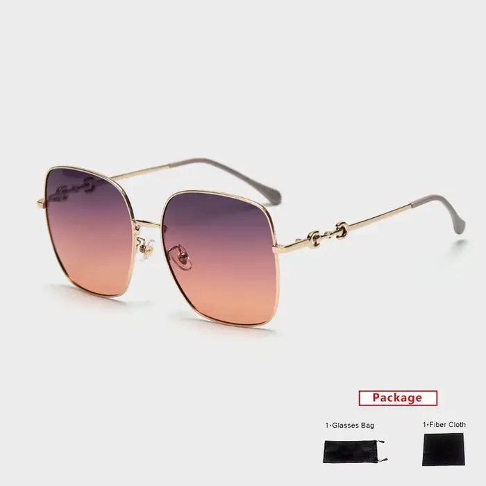 Ayou-Lunettes de soleil carrées polarisées vintage pour hommes et femmes