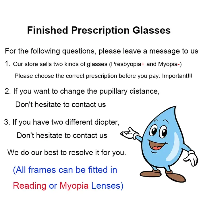 Lunettes correctrices carrées surdimensionnées pour hommes