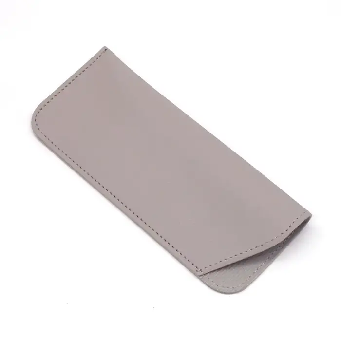 Pochette de protection pour lunettes en cuir PU souple, étui pour lunettes de soleil unisexe, sac po
