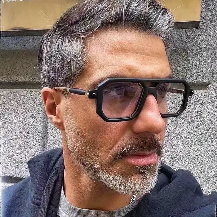 Lunettes De soleil carrées pour hommes