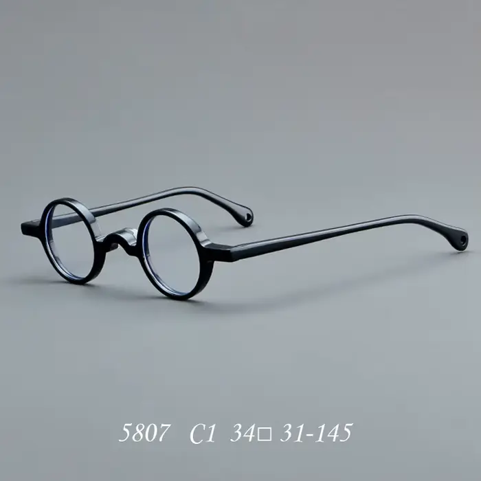 Lunettes de vue rondes à monture en acétate pour hommes et femmes, lunettes optiques circulaires pou