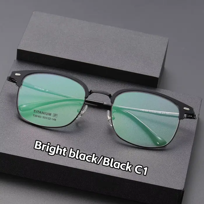 KAROS – lunettes optiques carrées, monture en titane pur, avec verres de myopie sur Prescription, An