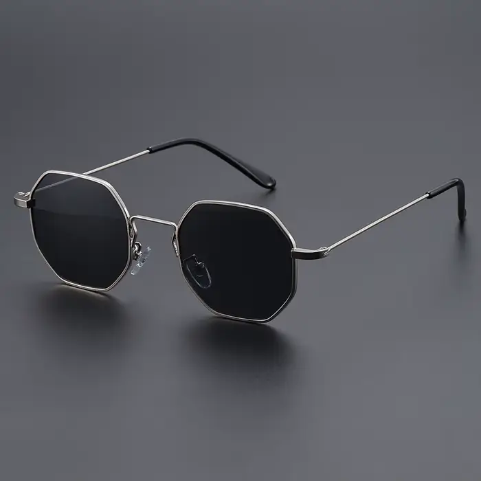 Lunettes de mode à monture géométrique classique pour hommes, adaptées aux cadeaux de vacances à des
