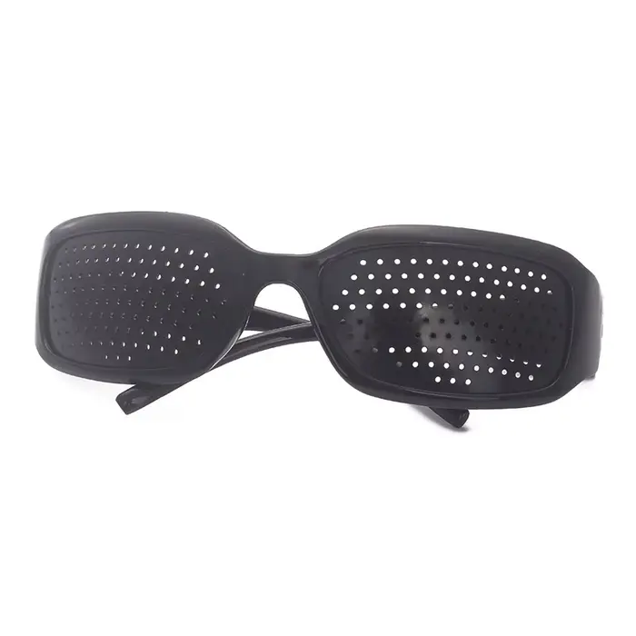 Lunettes sténopé, lunettes d'exercice, amélioration de la vue, Gadget d'entraînement, fournitures po
