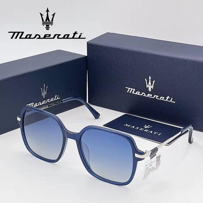 MASERATI lunettes UV400 luxe lunettes de soleil polarisées pour hommes femmes lunettes de conduite à