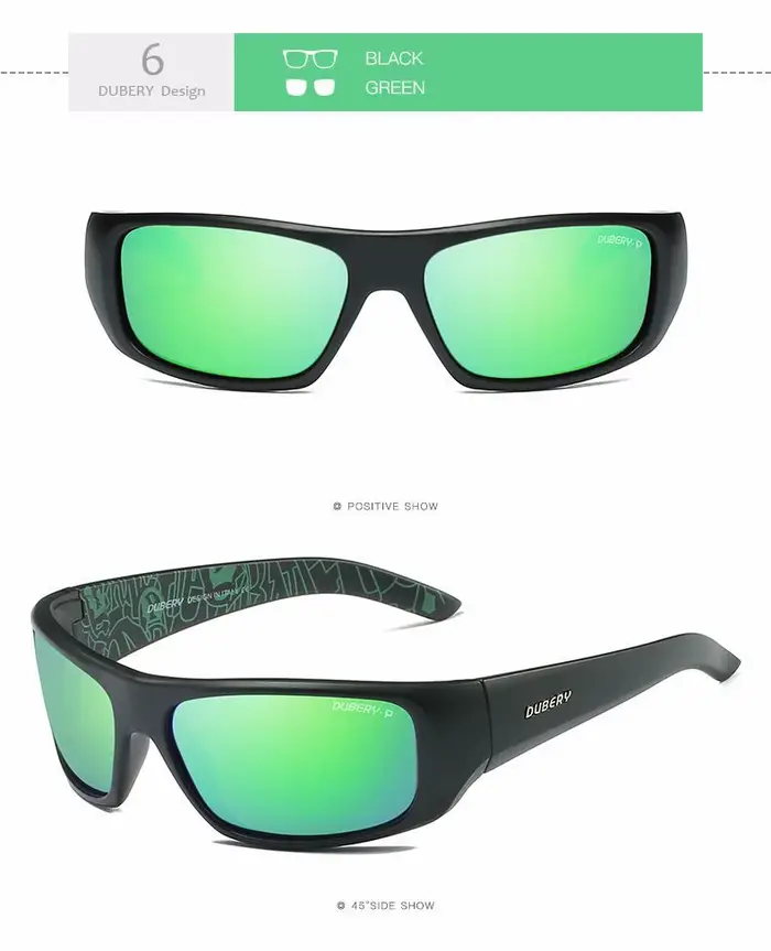 Lunettes de soleil de sport polarisées, lunettes de cyclisme, lunettes de pêche, lunettes de camoufl