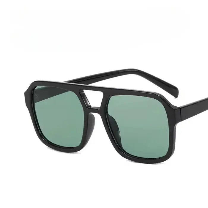 Lunettes de soleil carrées à monture large pour hommes et femmes, monture légère, lunettes de soleil