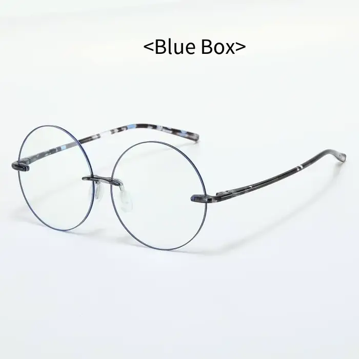 Buiness lunettes de lecture décontractées hommes femmes ultralégères monture ronde Anti lumière bleu