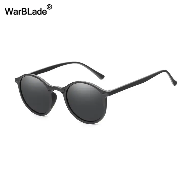 WarBLade femmes lunettes De soleil petites lunettes De soleil polarisées rondes Vintage hommes condu
