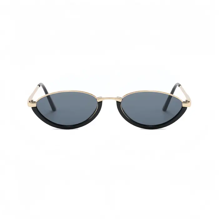 Lunettes œil de chat en métal à petite monture tendance pour femmes européennes et américaines