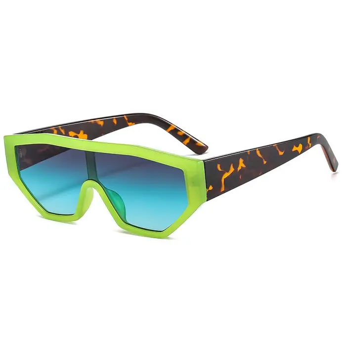 INS-Lunettes de soleil carrées populaires pour hommes et femmes, lentilles une pièce, marque de luxe