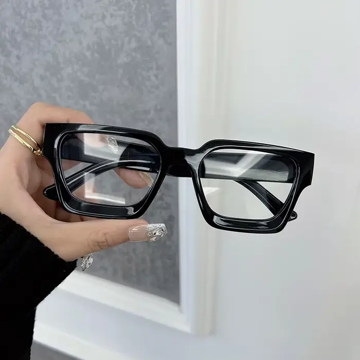 Lunettes carrées décontractées pour femmes et hommes