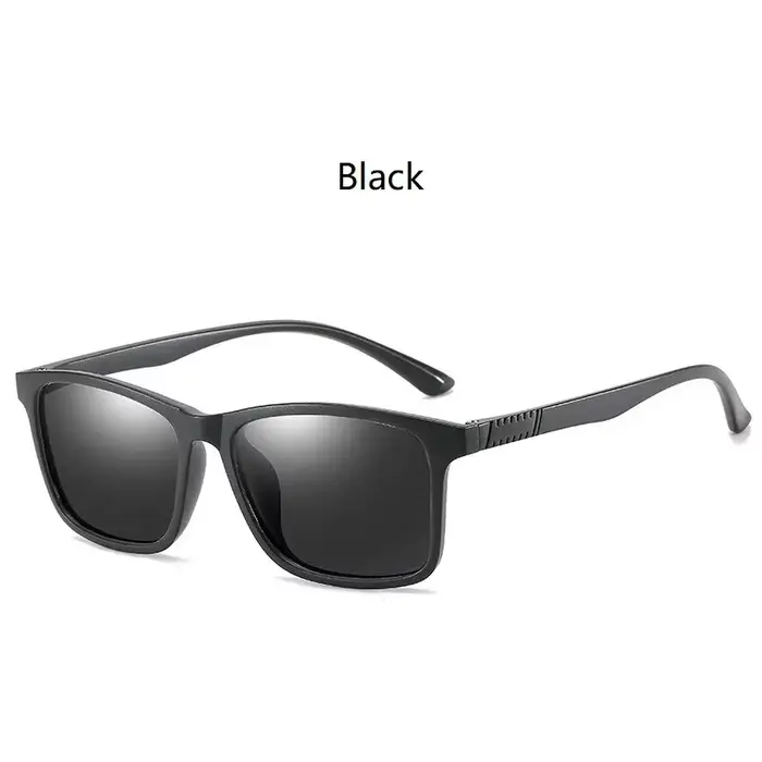 Lunettes de soleil de luxe pour hommes, 1 à 2 pièces, monture carrée Vintage à la mode, ultra légère