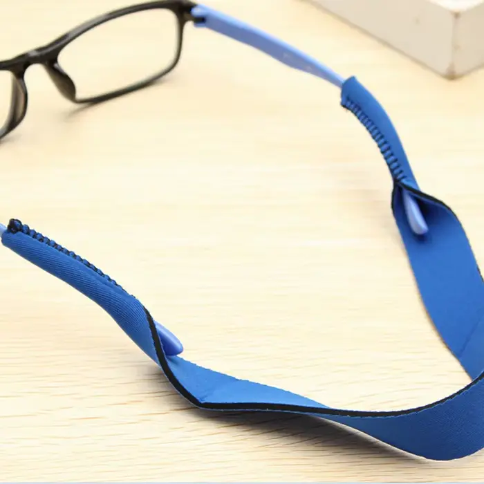 Lunettes de lunettes chaudes sangle antidérapante cordon de cou extensible Sports de plein air lunettes chaîne lunettes de soleil corde support de bande 40.8 cm