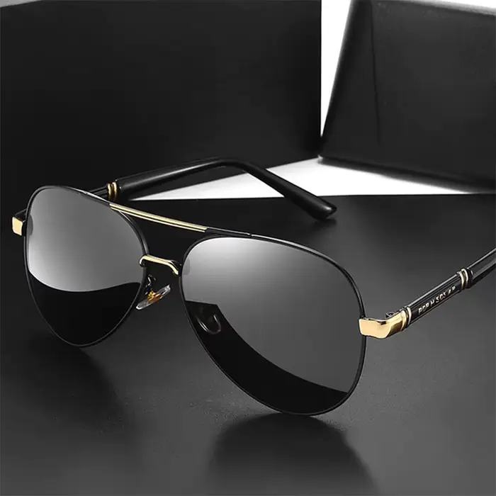 Nouvelles lunettes de soleil pour hommes, style « Frog Eyes », anti-reflet, pour la conduite en exté