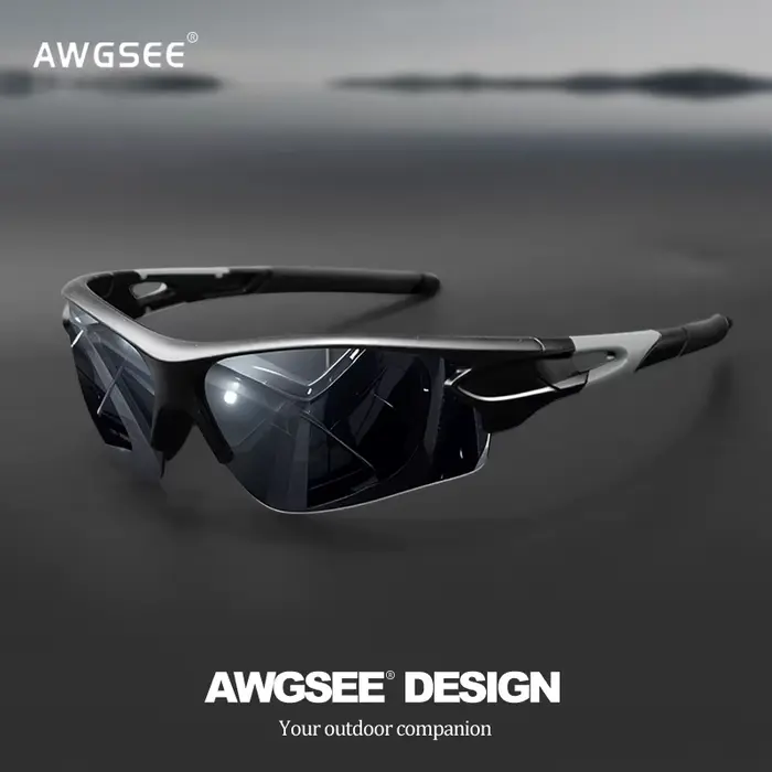 Lunettes de soleil de sport pour hommes et femmes – Protection UV400 semi-sans monture pour baseball