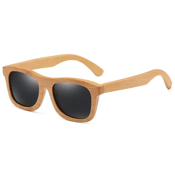 GM - Lunettes de soleil vintage en bambou et bois, faites à la main, mode, lunettes de sport, 1725VI