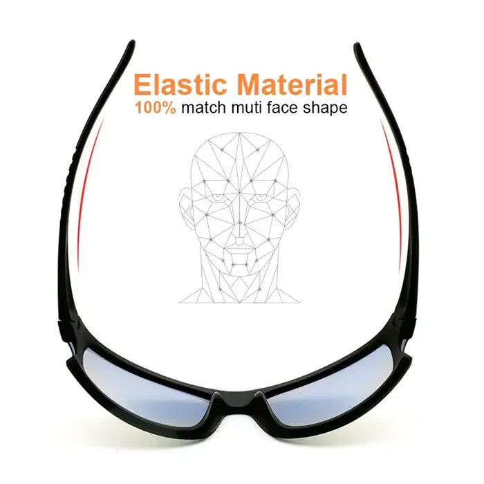 Lunettes de soleil de sport UV400 pour la pêche en plein air