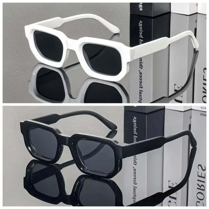 2/3 paires de lunettes de mode futuristes, unisexes, idéales pour le quotidien et le style urbain.