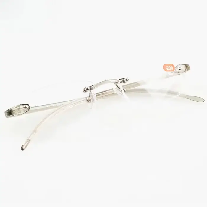 Lunettes de myopie sans monture vintage pour hommes et femmes, résine ultralégère, lunettes de myopi