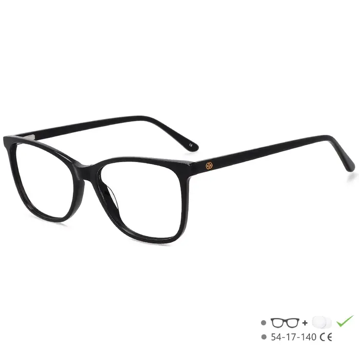 Monture de lunettes en acétate, lunettes carrées rétro, monture de lunettes de Prescription optique 