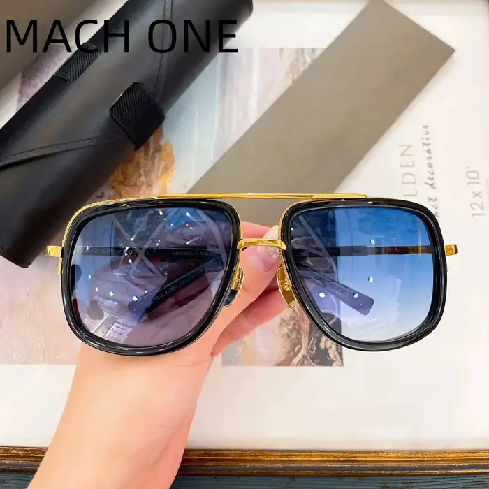 Lunettes de soleil carrées haut de gamme DT DRX-2030 MACH ONE UV400 pour hommes et femmes, édition l