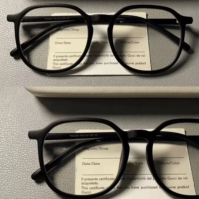 Monture de lunettes surdimensionnée unisexe