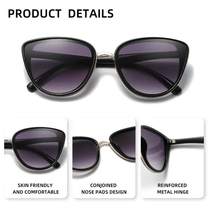 Femmes lunettes De Soleil Triangle cadre nuances pour dame rétro lunettes De Soleil accessoires UV 4