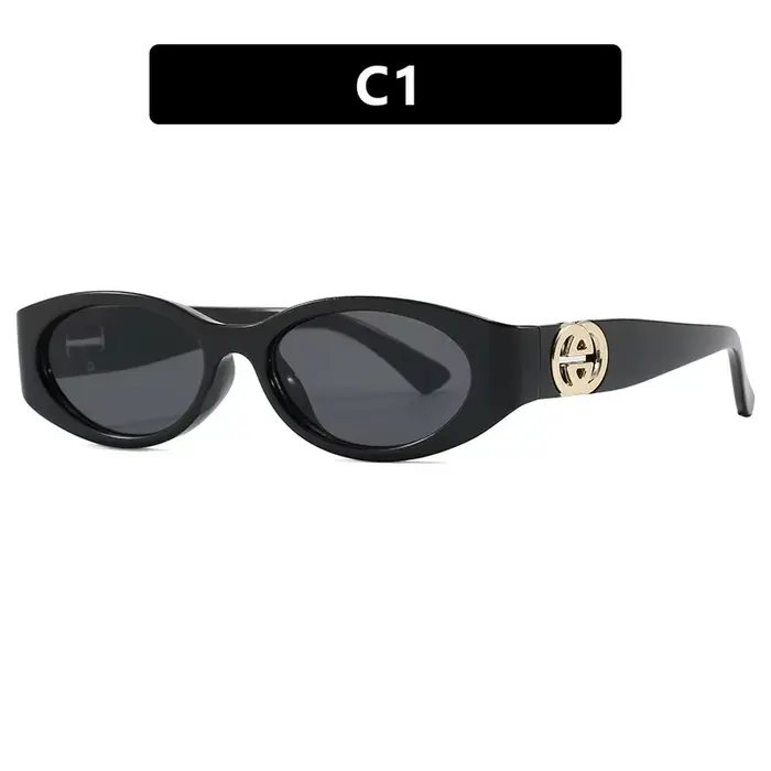 Petites lunettes de soleil ovales élégantes pour femmes, Design tendance, décoration, lunettes de so