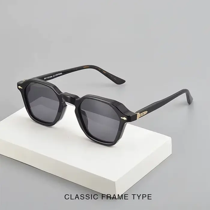 Lunettes de soleil japonaises faites à la main en acétate épais