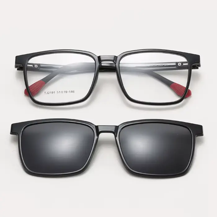 Lunettes de soleil à clipser pour hommes et femmes, lunettes magnétiques rabattables, lunettes de le