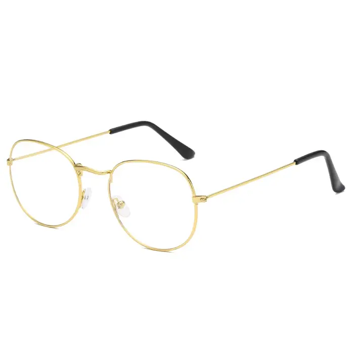 Lunettes de lecture ovales en métal, verres transparents pour hommes et femmes presbytes, lunettes o