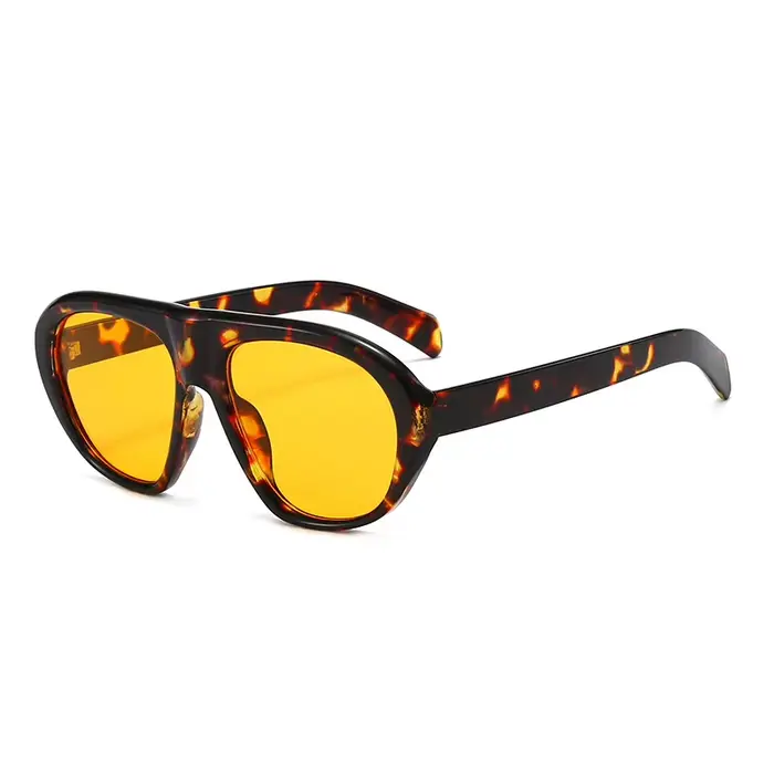 Lunettes de soleil rondes tendance style pilote pour femmes et hommes 2026 – Chic rétro, surdimensio