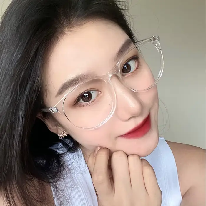 Monture de lunettes d'ordinateur transparente pour hommes et femmes