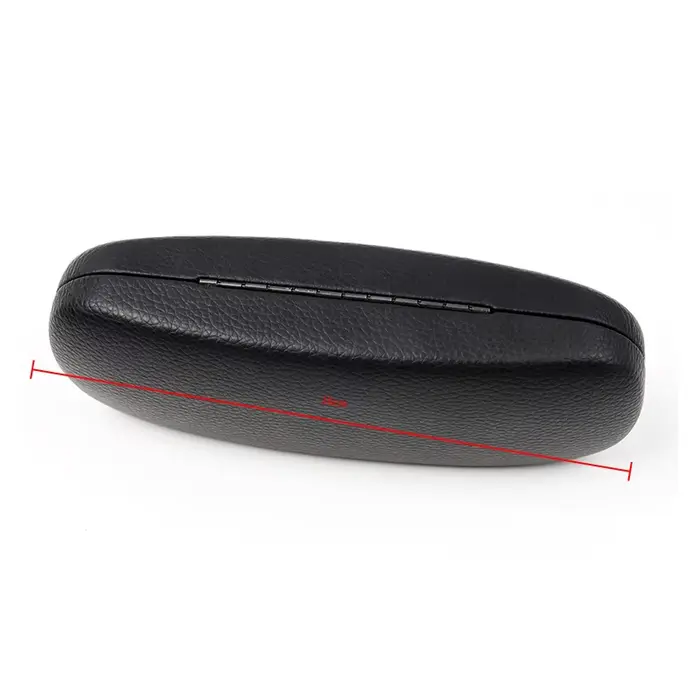 * Étui à lunettes rigide pour hommes et femmes, étui à lunettes en cuir PU, housse rigide, support d