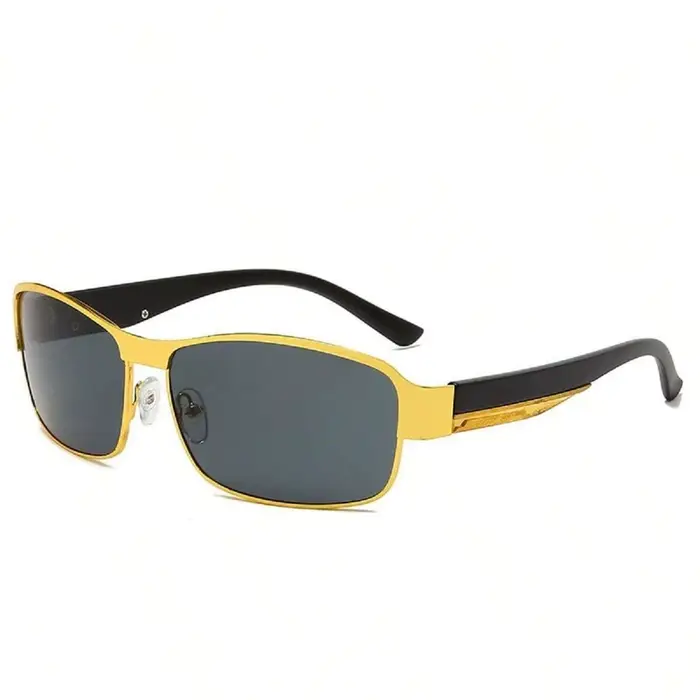 Lunettes de soleil pour hommes Vision de jour et de nuit conduite pêche polarisées Anti-UV tendance 