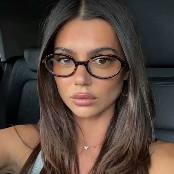Lunettes ovales élégantes femmes hommes