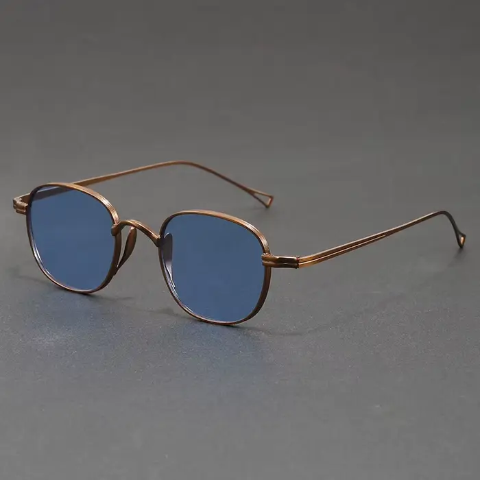 Lunettes de soleil carrées en métal élégantes pour hommes et femmes, mode, vision nocturne teintée, 