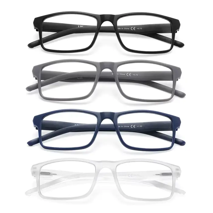 MODFANS lunettes de lecture à lumière bleue hommes lecteurs pour femmes rectangulaire Anti-éblouissement/filtre de