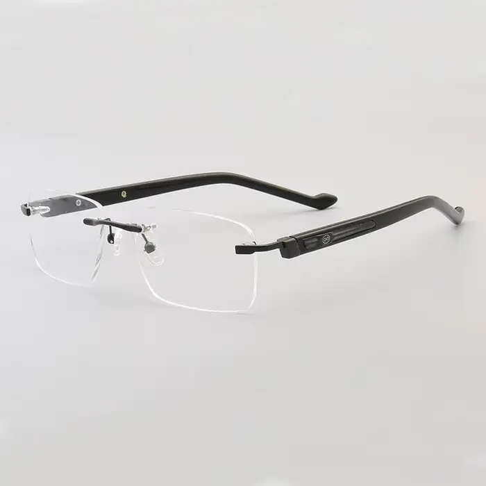 Lunettes de vue myopie sans monture Personnaliser les lentilles en résine Lunettes progressives 2023