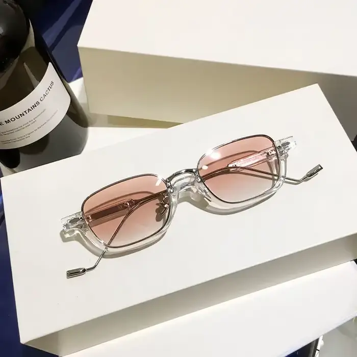 Lunettes de soleil carrées à petite monture